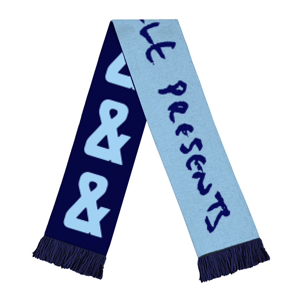 Ampersand Blue Scarf