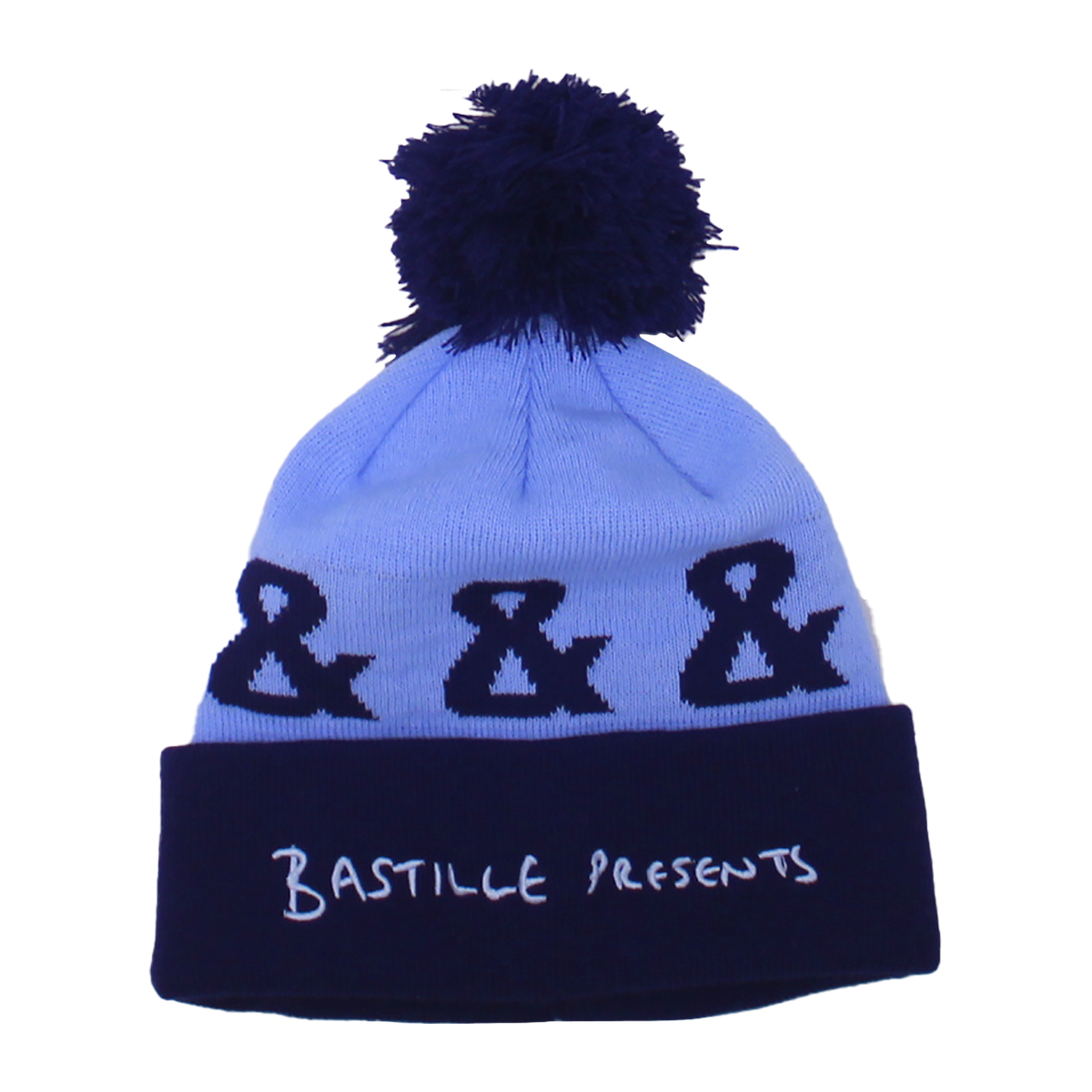 Ampersand Blue Bobble Hat