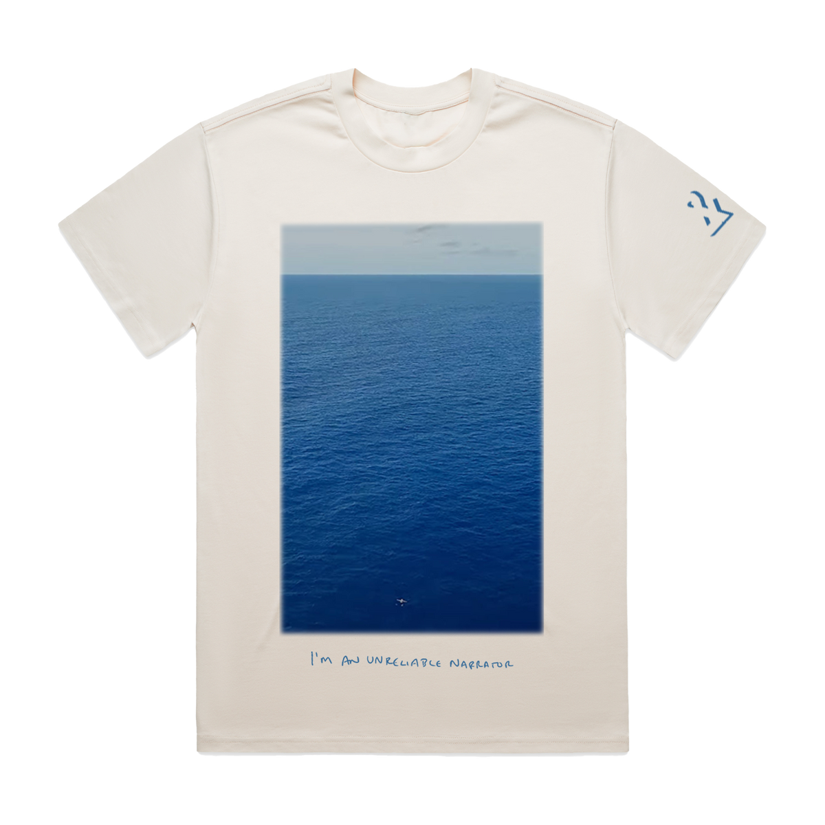"&" Unreliable Narrator Photo (Ecru) T-shirt