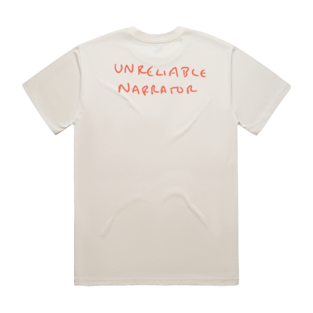 "&" Unreliable Narrator Handwriting T-shirt