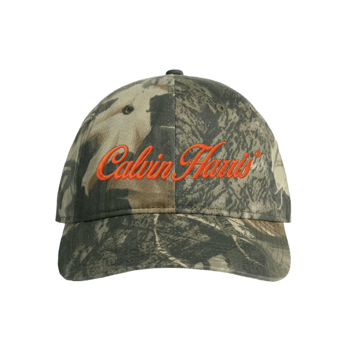 Camo Script Logo Cap
