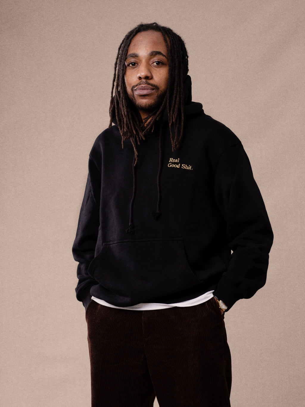Real Good Shit (Black) Pullover Hoodie