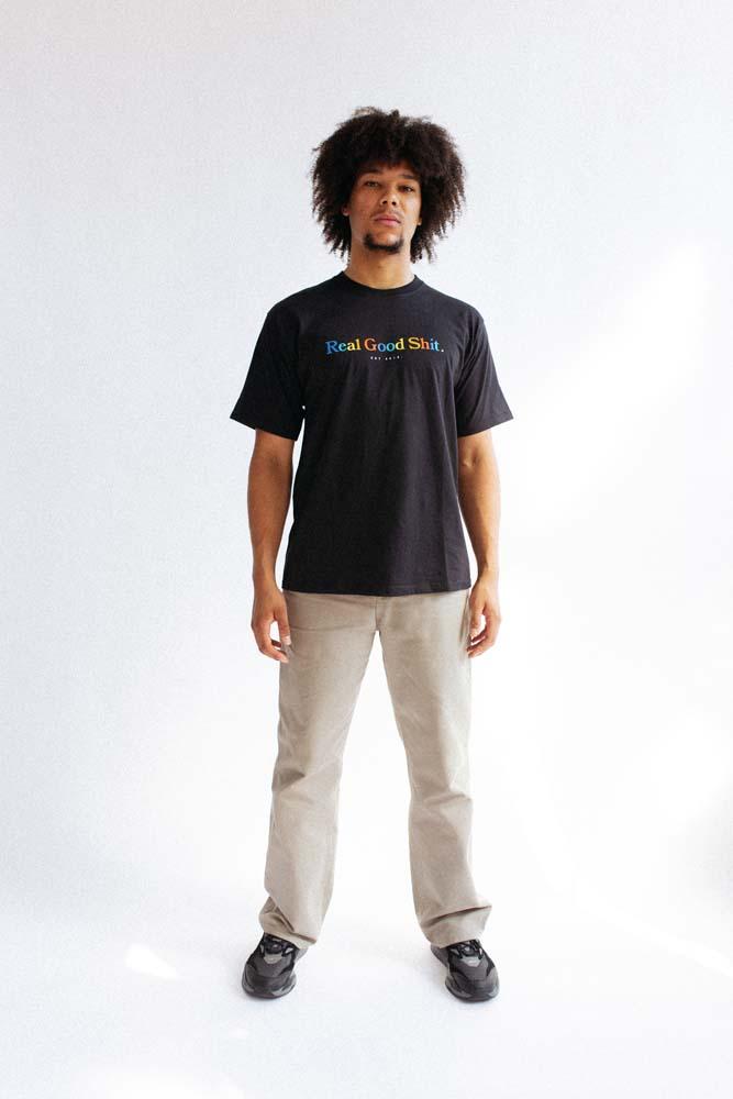 Multi-Color Real Good Shit (Black) T-shirt