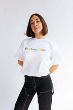 Multi-Color Real Good Shit (White) T-shirt