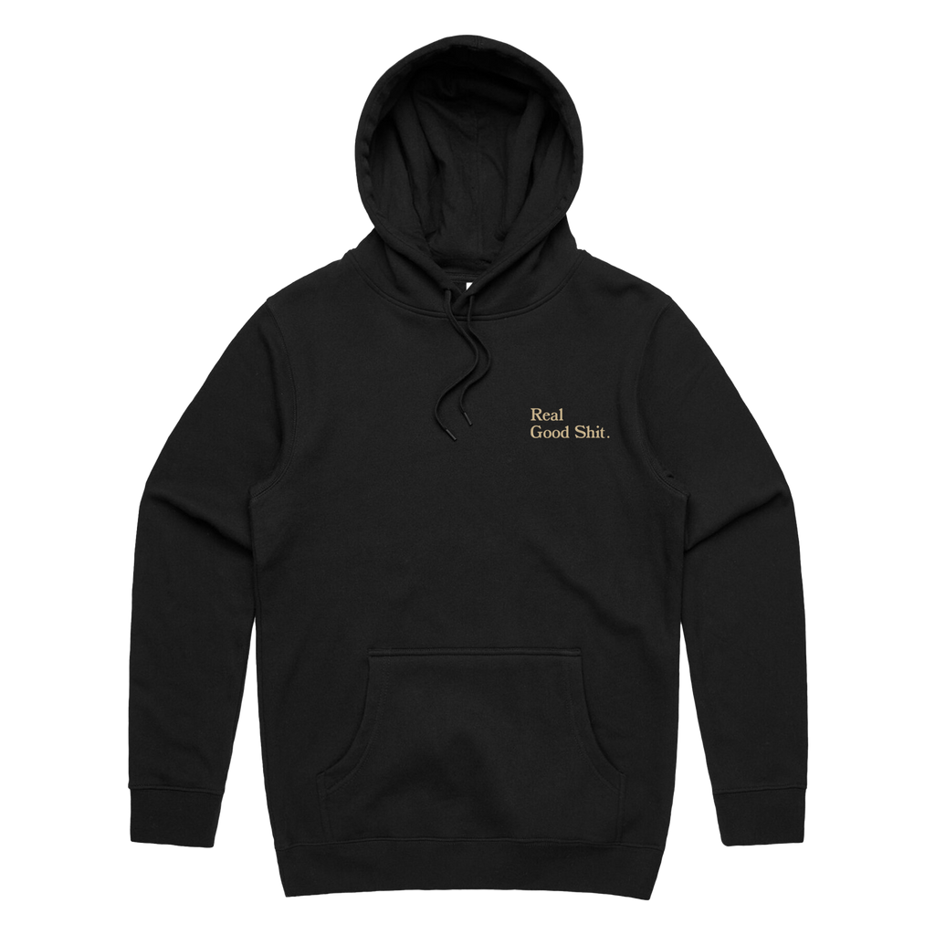 Real Good Shit (Black) Pullover Hoodie